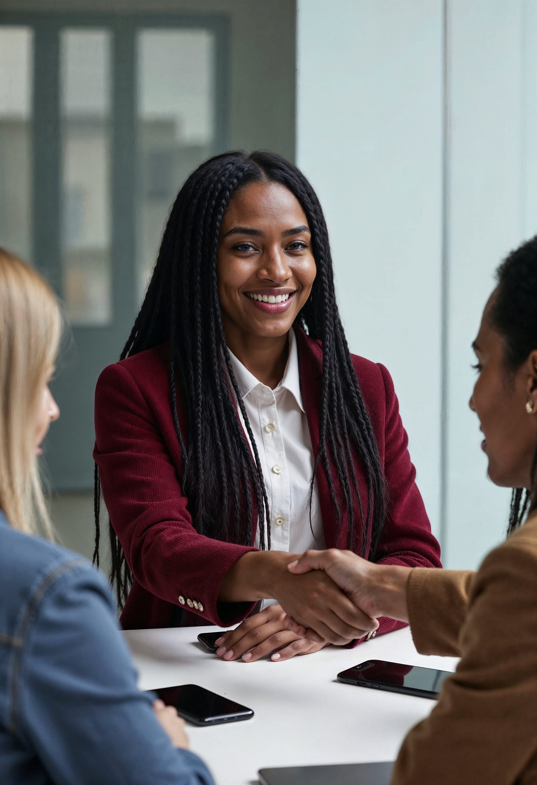 Portrait d'une professionnelle accompagnée dans son intégration au travail